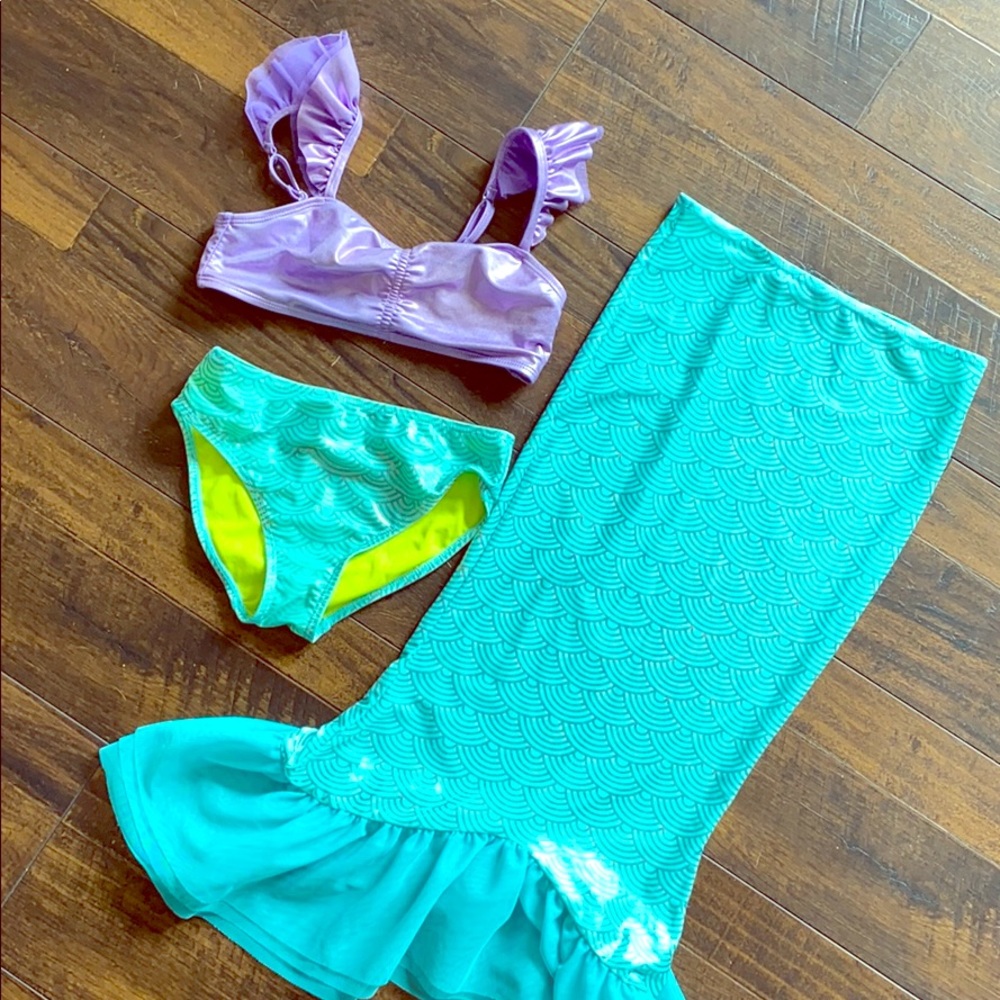 Girls Mermaid Swimsuit